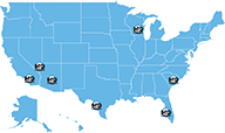 Dealer locations map